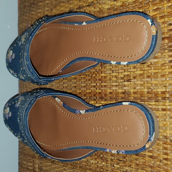 Coach Demin Slides - Picture 3 of 8